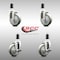 Service Caster 4 Inch 316SS Gray Poly Swivel 1-1/4 Inch Expanding Stem Caster Brake SCC, 2PK SCC-SS316EX20S414-PPUB-2-TLB-2-114 - alternate 5